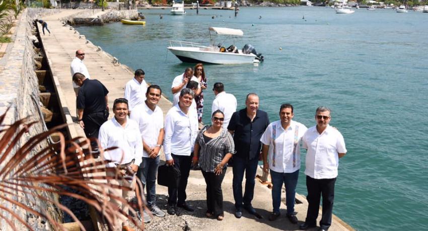 Titular de Sectur estatal y Presidente JSA confirman regreso de cruceros turísticos a Zihuatanejo