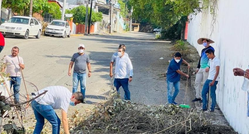 Gobierno de Zihuatanejo intensificó trabajos ante paso de huracán Rick