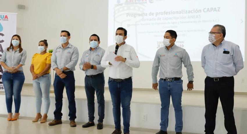 Presidente Jorge Sánchez Allec inaugura curso de capacitación a trabajadores de CAPAZ