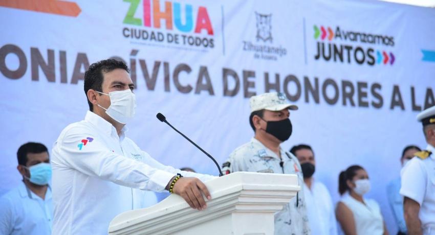 Presidente Jorge Sánchez Allec presenta logros y acciones que han transformado Zihuatanejo.