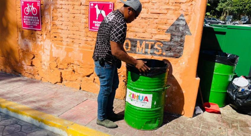 Gobierno de Zihuatanejo mantuvo calles limpias y ordenadas en periodo vacacional