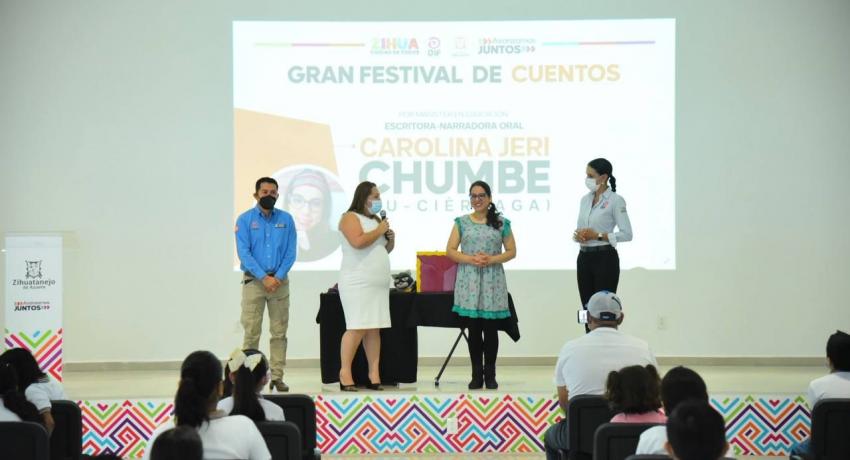 Lizette Tapia Castro reconoce importancia del Festival de Cuentos dirigido a niños