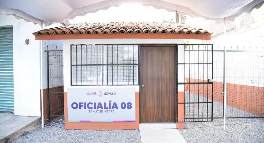 Gobierno de Jorge Sánchez Allec dignifica oficinas del Registro Civil en comunidad de San José Ixtapa
