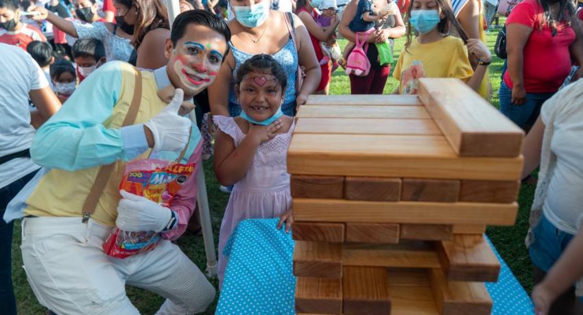 Gobierno de Jorge Sánchez Allec organiza con éxito Gran Feria del Día del Niño 2022