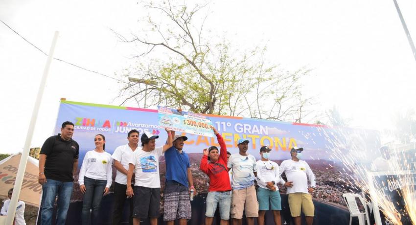Con éxito se desarrolló torneo de pesca, La Gran Calentona en Zihua. 