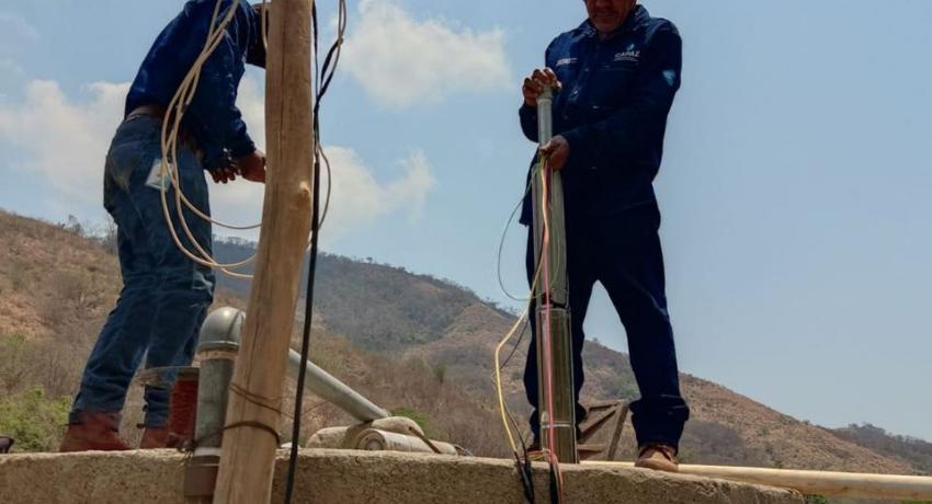 Gobierno de Zihuatanejo mejora el servicio de agua potable en diferentes comunidades