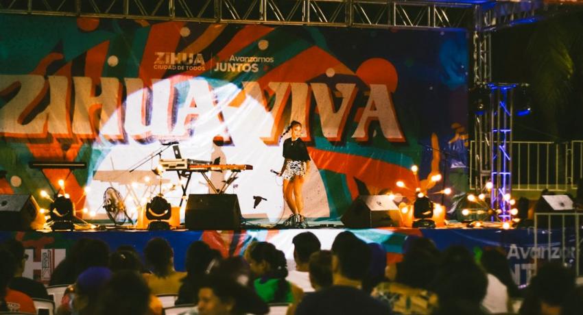 Se realiza con éxito concierto Zihua Viva en Domingos Culturales 