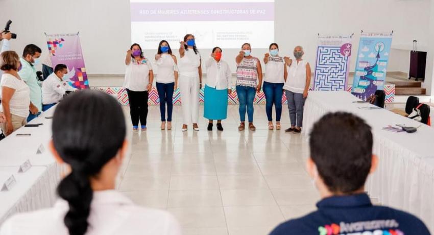 Presidente Jorge Sánchez Allec instala Red de Mujeres Constructoras de Paz en Zihuatanejo