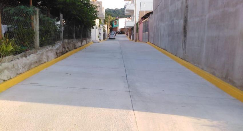 Pavimentación de la calles Juan Rulfo y Alfonso Reyes