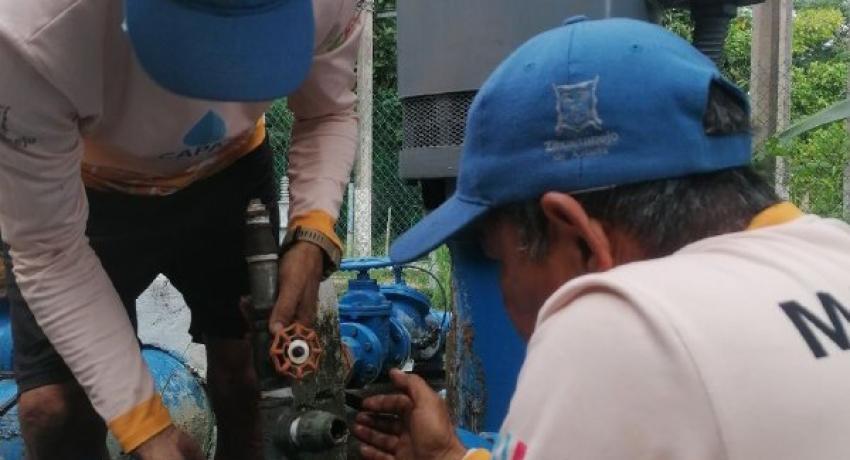 CAPAZ mejora la capacidad de bombeo de agua para Zihua 