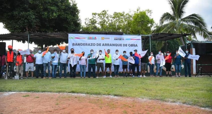 Gobierno de Zihuatanejo da inicio con la rehabilitación de la Unidad Deportiva