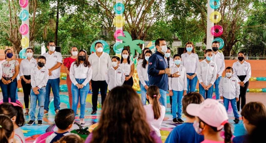 Presidente Jorge Sánchez Allec arranca Cursos de Verano “Zihua Kids 2022”