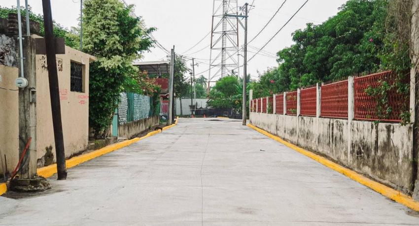 Gobierno de Jorge Sánchez Allec entrega nueva obras de pavimentación en San José Ixtapa