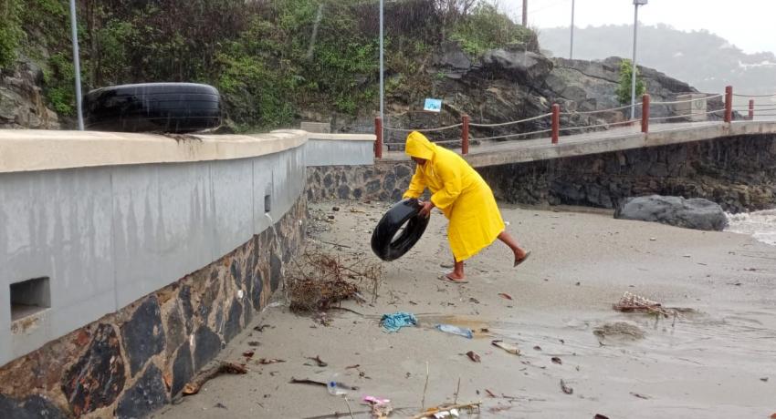 Servicios Públicos recolectó más de 200 toneladas de basura tras paso de Tormenta Tropical 