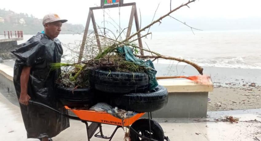 Servicios Públicos recolectó más de 200 toneladas de basura tras paso de Tormenta Tropical 