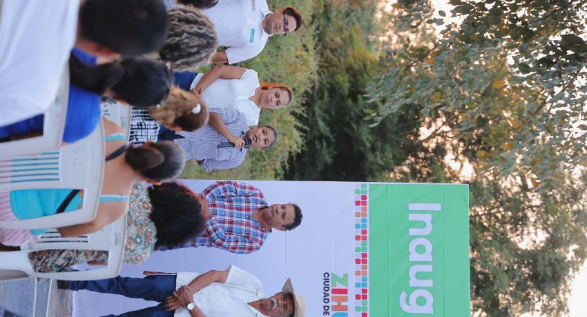 Presidenta Lizette Tapia lleva beneficios de la obra pública hasta las comunidades.