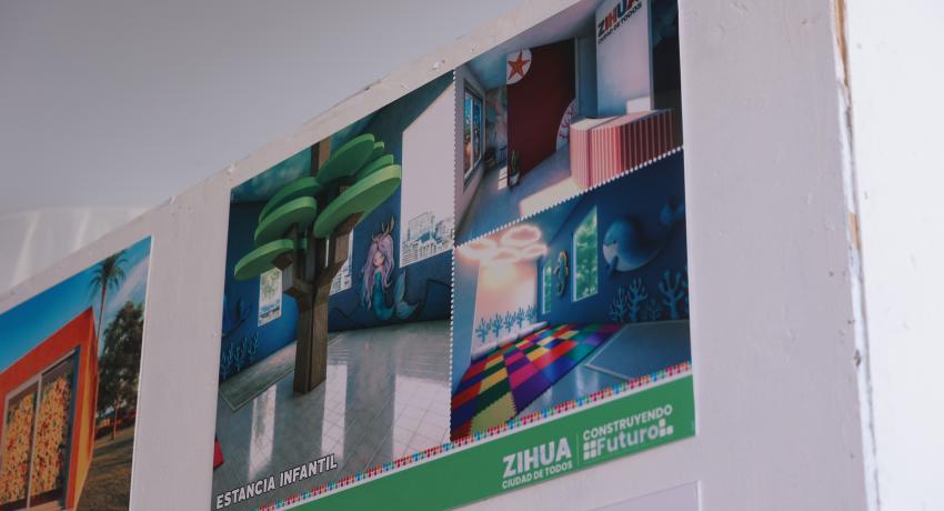 Gobierno de Lizette Tapia Castro inicia construcción de comedor y estancia infantil para su personal