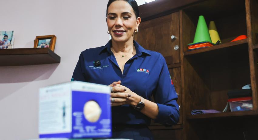 Presidenta Lizette Tapia Castro fortalece área de Terapia Física de la UMEM con nuevo equipo