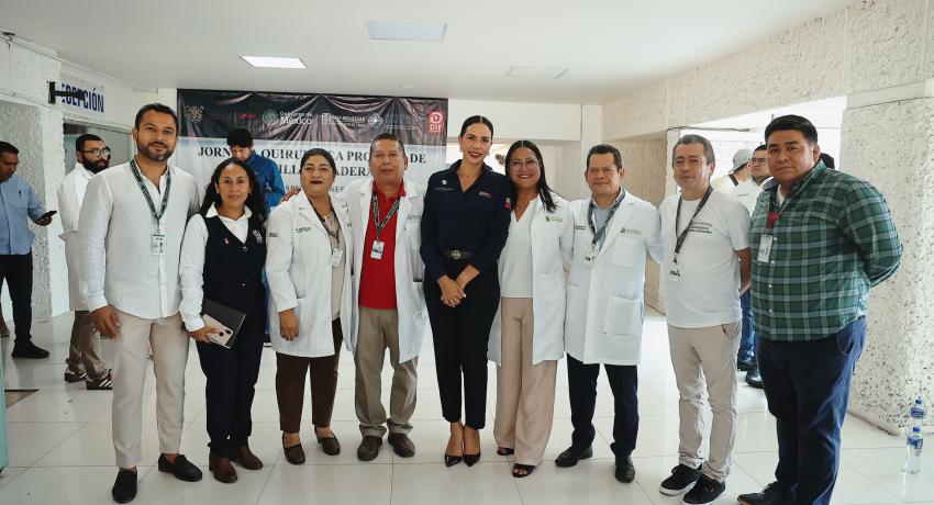 Arranca jornada quirúrgica de prótesis de rodilla y cadera.