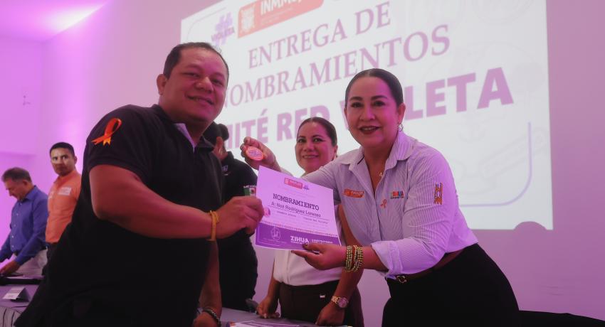 Gobierno de Zihuatanejo refuerza la Red Violeta con la suma de representantes del sector hotelero