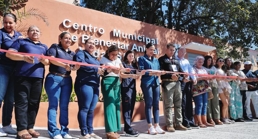 Presidenta Lizette Tapia Castro inaugura el primer Centro Municipal de Bienestar Animal y Vida Silvestre