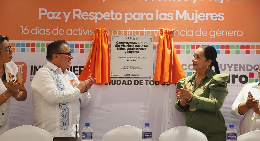 Gobierno de la presidenta Lizette Tapia reconoce a hoteles de Ixtapa por su compromiso con niñas, adolescentes y mujeres