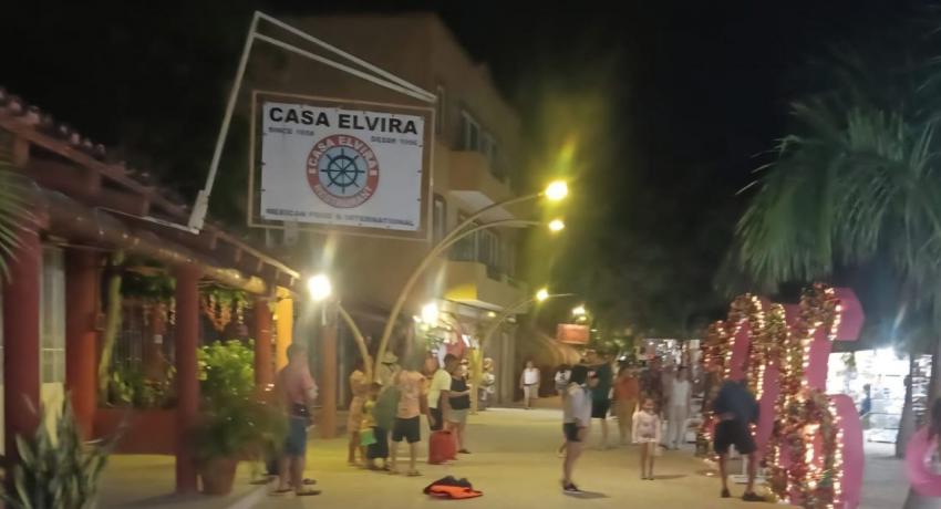 Gobierno de Zihuatanejo mantiene la ciudad con buena iluminación para familias locales y visitantes. 