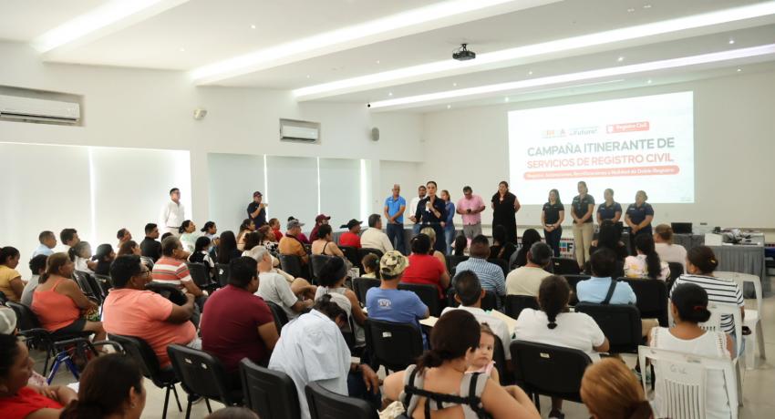 Gobierno de Zihuatanejo trae nueva campaña del Registro Civil en beneficio de decenas de personas.