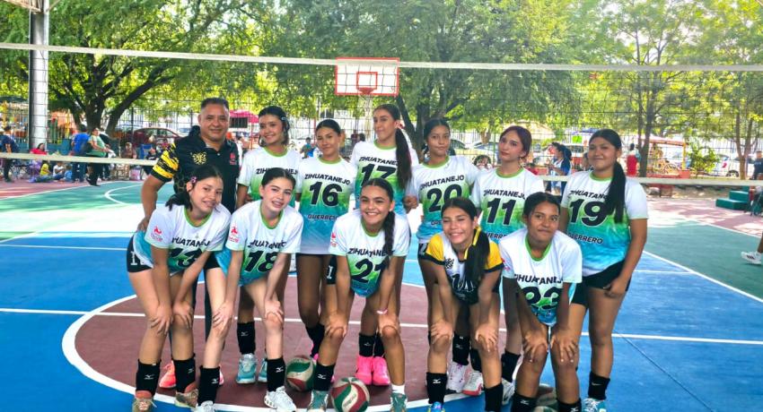 Selectivo de Zihuatanejo obtiene dos campeonatos en etapa estatal en voleibol Juegos CONADE 2026.
