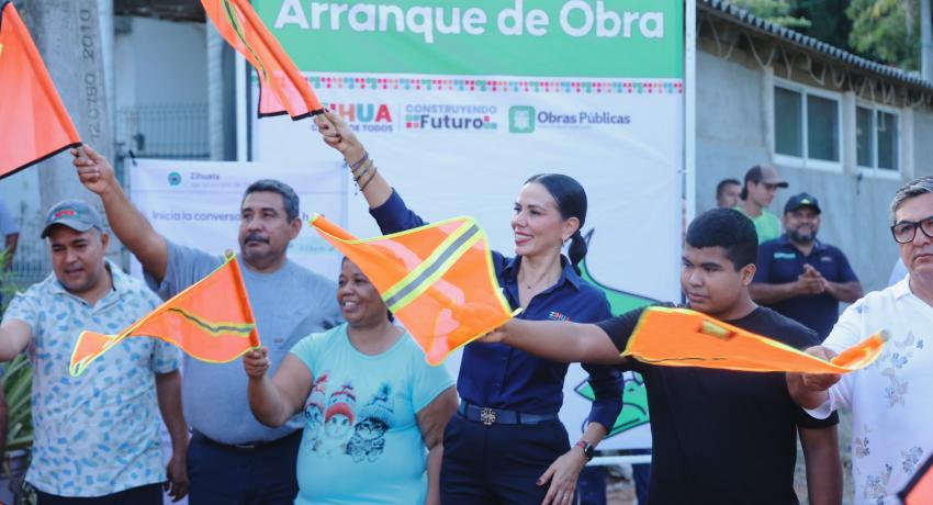 Gobierno de Lizette Tapia lleva la obra social a todos los rincones del municipio