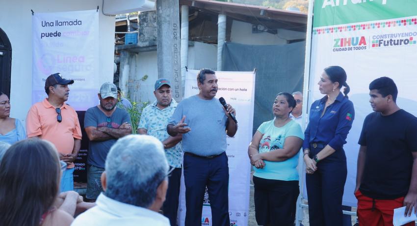 Gobierno de Lizette Tapia lleva la obra social a todos los rincones del municipio