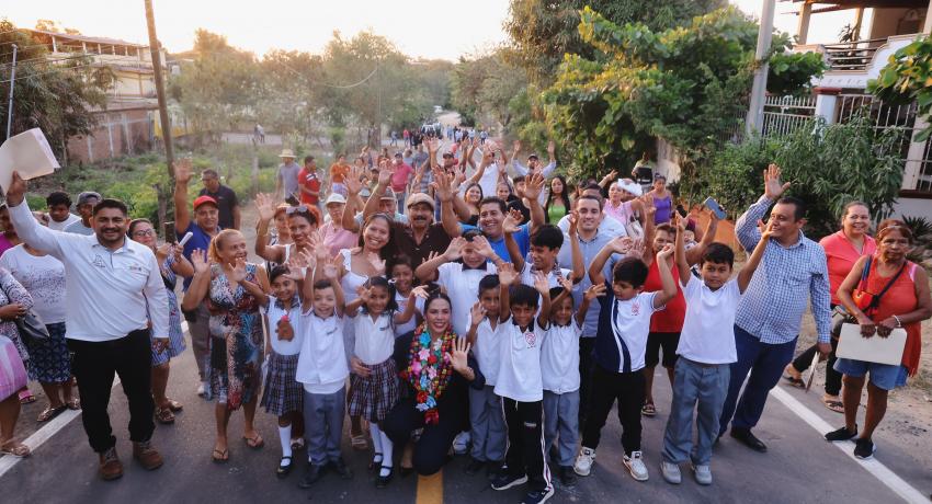 Obras de gran impacto también llegan a las comunidades.