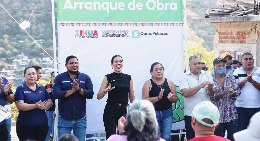 Colonias de muchos años ya se benefician de la obra pública.