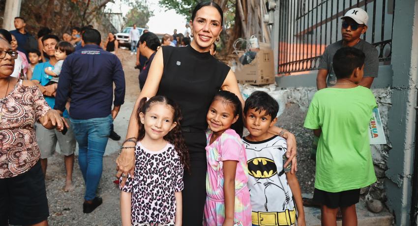 Colonias de muchos años ya se benefician de la obra pública.