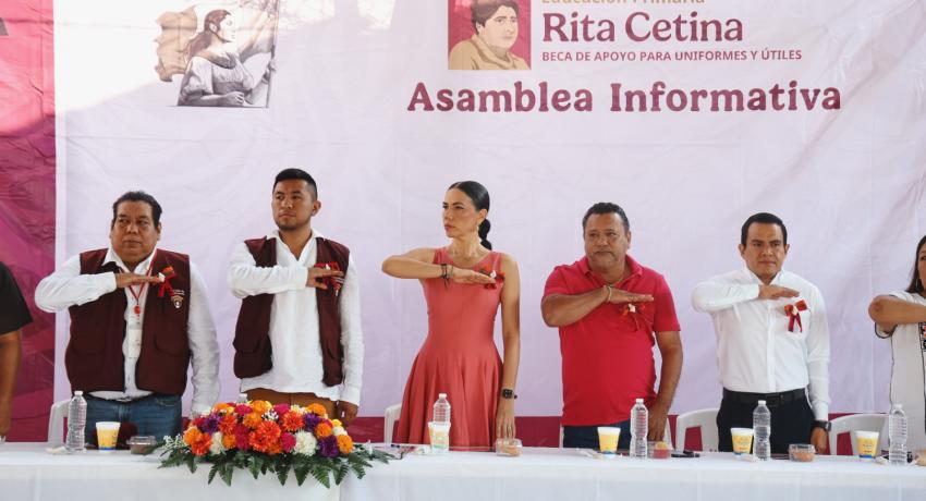 Gobierno de Zihuatanejo agradece al Gobierno Federal traer al municipio la beca Rita Cetina