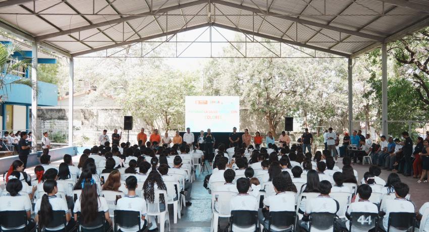 Gobierno de Lizette Tapia Castro avanza en escuelas con el programa Pintando la Salud Mental con Colores