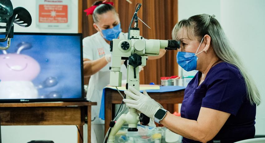 Mujeres del municipio beneficiadas con la campaña de colposcopia