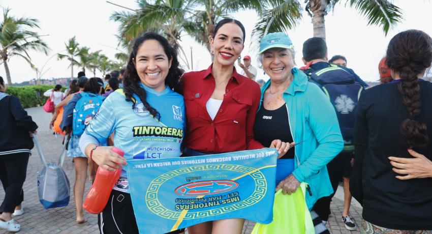 Gran participación en la 2a. edición de la “Brazada por las Ballenas”.