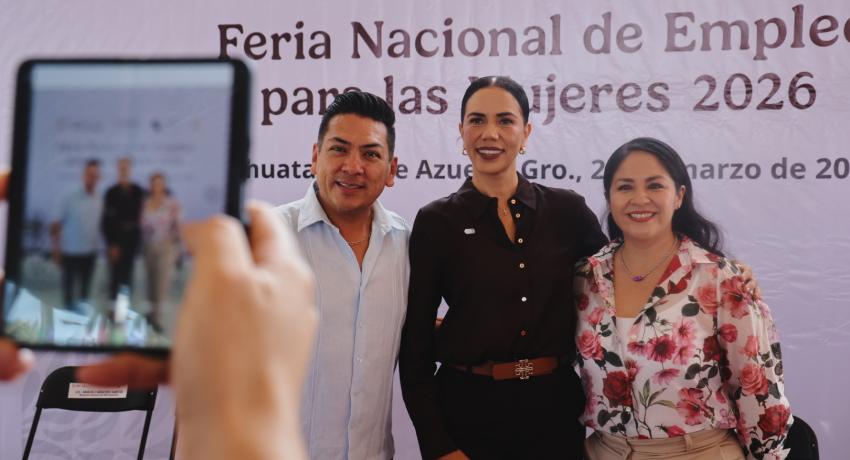Con apoyo del gobierno de Lizette Tapia Castro se realiza Feria Nacional de Empleo para Mujeres 2026.