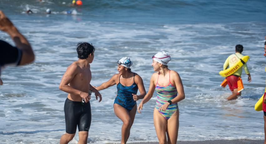 Gran participación en la 2a. edición de la “Brazada por las Ballenas”.