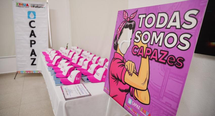 Realiza CAPAZ el cuarto taller de plomería para mujeres “Mujeres CAPAZes”