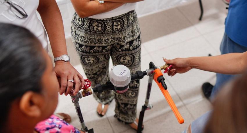 Realiza CAPAZ el cuarto taller de plomería para mujeres “Mujeres CAPAZes”