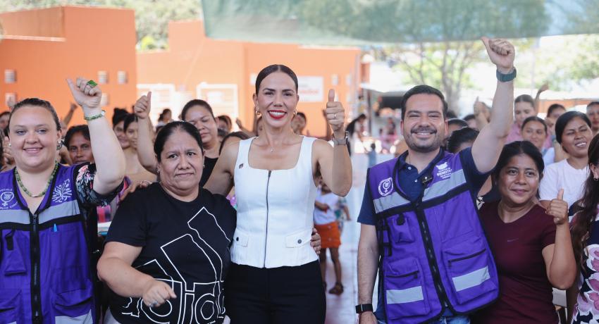 Secretario de Bienestar de Guerrero y presidenta Lizette Tapia Castro arrancan programa Tarjeta Violeta 2026