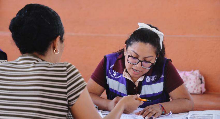 Secretario de Bienestar de Guerrero y presidenta Lizette Tapia Castro arrancan programa Tarjeta Violeta 2026