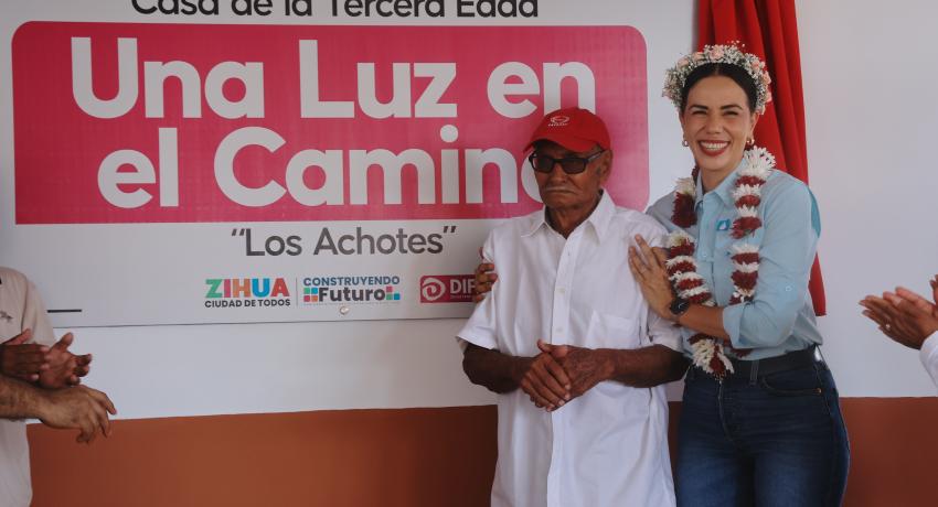 Los Achotes reciben con alegría su casa club remodelada.