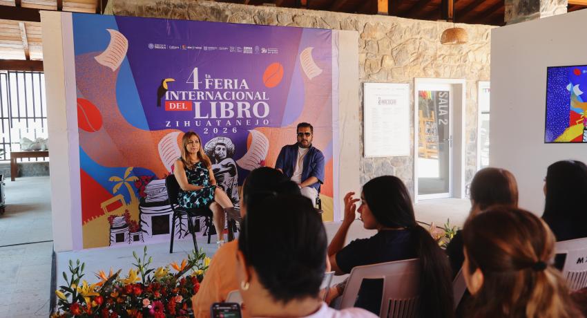 Actividades de la 4ta. Feria Internacional del Libro 2026 en Zihuatanejo atraen a diversos sectores