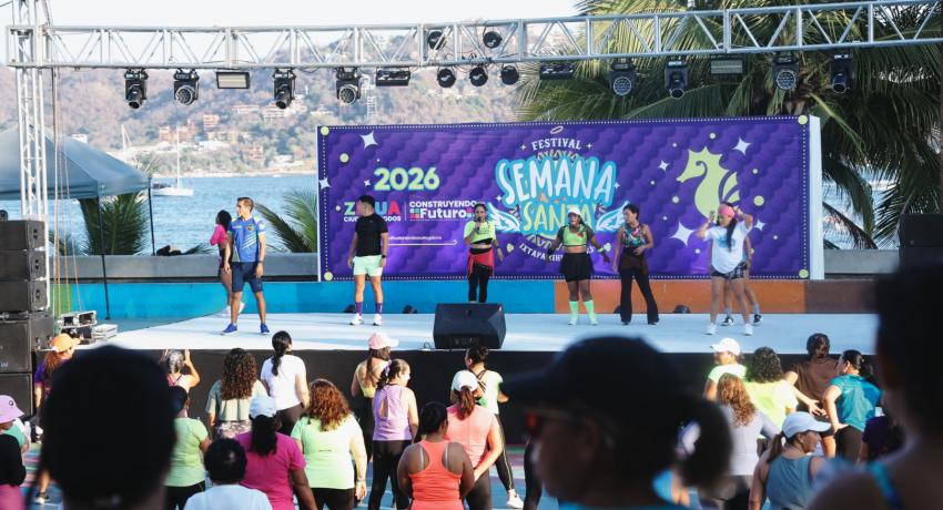 La semana de Pascua se viste de música y color con la máster class de zumba.