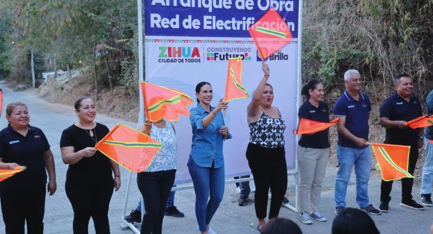 Mata de Sandía estrena red eléctrica