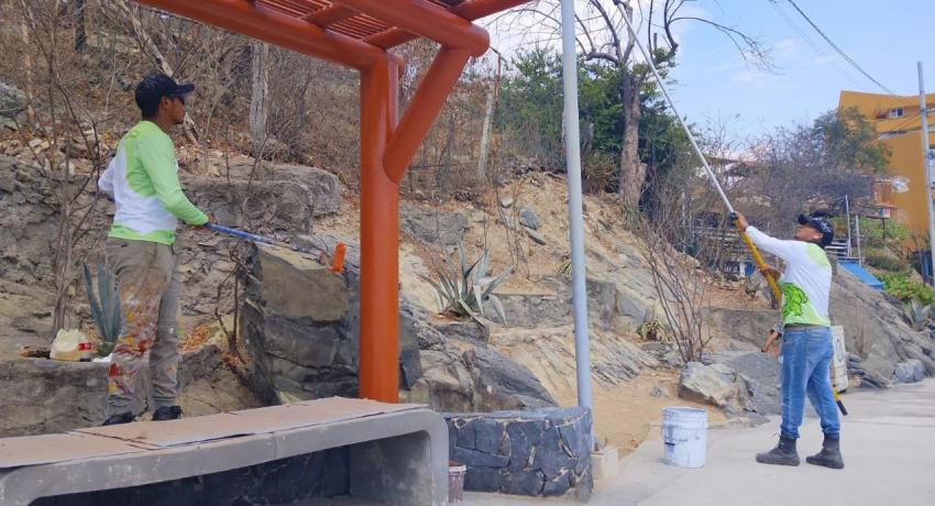 Mejoramiento Urbano realiza de manera constante el mantenimiento de zonas turísticas.