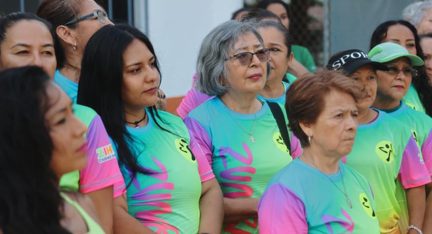Impulsan salud y bienestar con nuevo espacio de zumba en la Unidad Deportiva